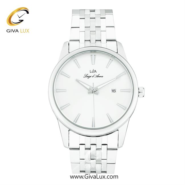 ساعت مچی اورجینال مردانه LdA | لوئیجی د آنا | Luigi d'Ana نقره ای | نقره ای| نقره ای| کد رفرنس 2482